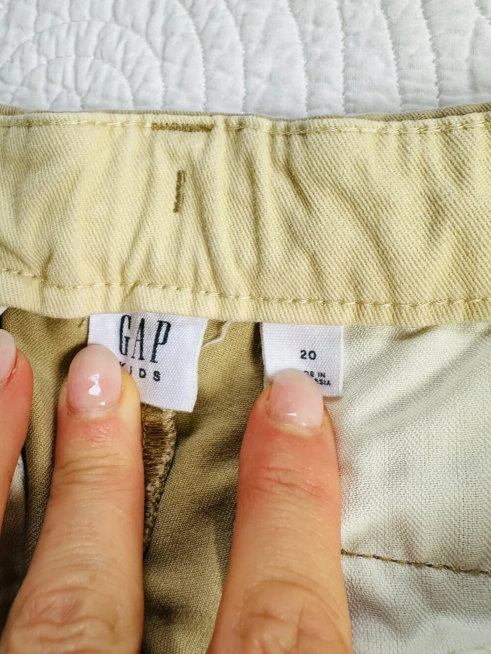Gap Kids Boy's Skinny Chino Pants Khaki Size 20